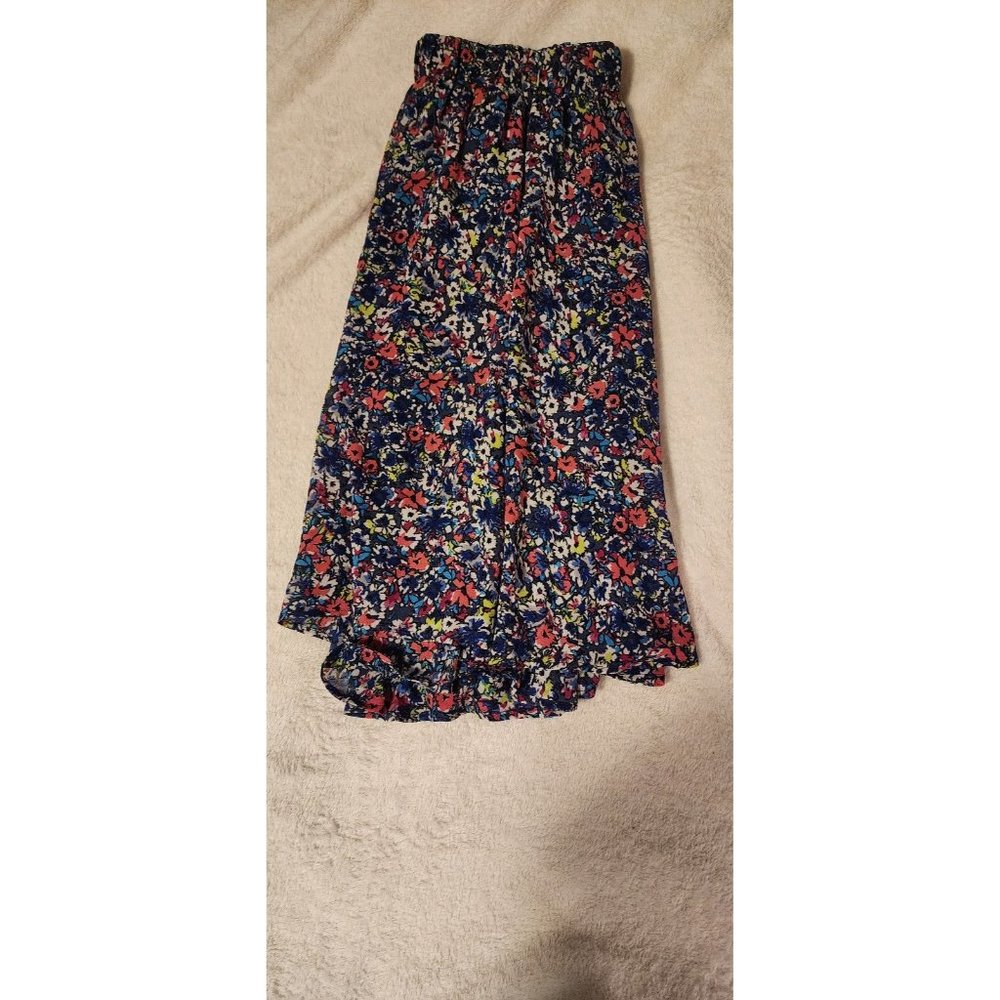 Torrid Plus Size Elastic Waist Floral Lined Skirt Womens Size 3 3xl